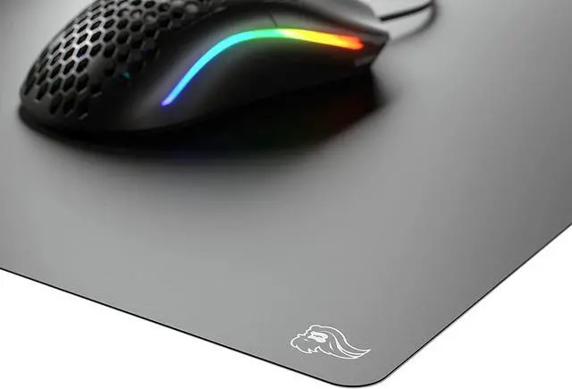 Alt view image 3 of 7 - Elements Air Mousepad - XL Hard and Ultra Thin Polycarbonate Flexible Surface Large Gaming Mouse Pad 15X17 Extended Hard Mousepad (Helios) (GLO-MP-ELEM-AIR)