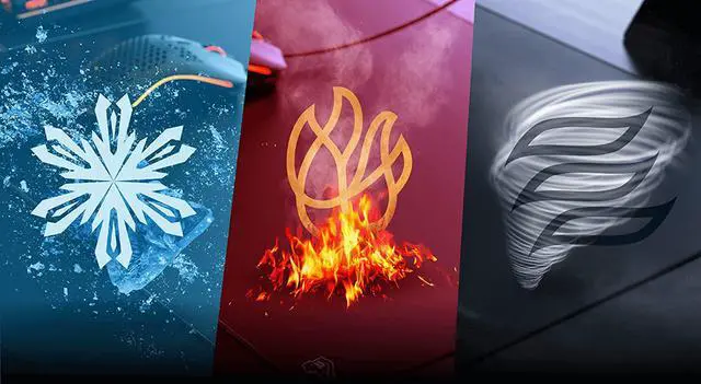 Alt view image 7 of 7 - Elements Air Mousepad - XL Hard and Ultra Thin Polycarbonate Flexible Surface Large Gaming Mouse Pad 15X17 Extended Hard Mousepad (Helios) (GLO-MP-ELEM-AIR)