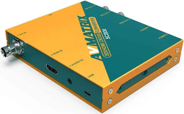 Alt view image 2 of 7 - AVMATRIX SC2030 SDI to HDMI-Compatible Signal Converter, 3G-SDI HDMI-Compatible Scaling Cross Converter