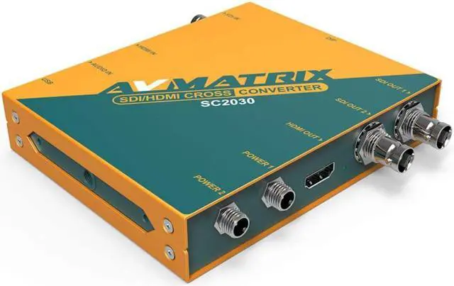 Alt view image 3 of 7 - AVMATRIX SC2030 SDI to HDMI-Compatible Signal Converter, 3G-SDI HDMI-Compatible Scaling Cross Converter