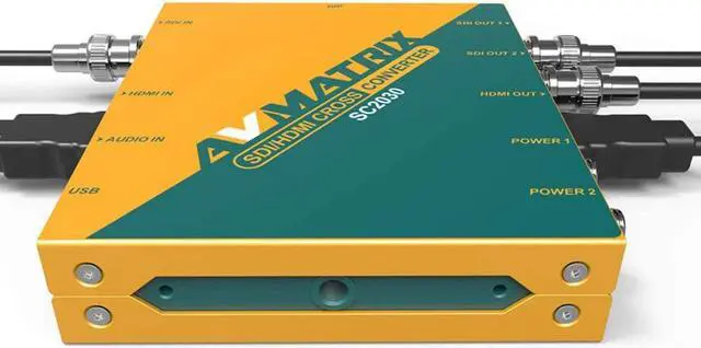 Alt view image 4 of 7 - AVMATRIX SC2030 SDI to HDMI-Compatible Signal Converter, 3G-SDI HDMI-Compatible Scaling Cross Converter
