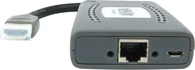 Alt view image 4 of 5 - Tripp Lite 4 Port Presentation Switch Kit, 4K 60 Hz, HDMI, DisplayPort, USB-C, & VGA to HDMI Over Cat6 Extender, 50 ft. (B320-4X1-MHB-K)