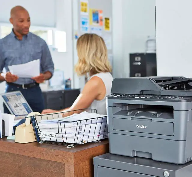 Alt view image 6 of 7 - Brother Premium MFC-L2690DW Compact Monochrome All-in-One Laser Printer