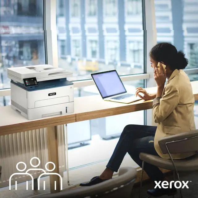 Alt view image 5 of 5 - Xerox B235 Multifunction Printer, Print/Scan/Copy/Fax, Black and White Laser, Wireless, All in One