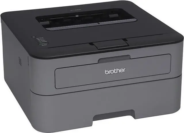 Alt view image 3 of 5 - Brother L-2300D Series Compact Monochrome Laser Printer I Auto 2-Sided Printing I Up to 26 Pages/min I 250-sheet/tray I 2400 x 600 dpi I 27ppm + Printer Cable