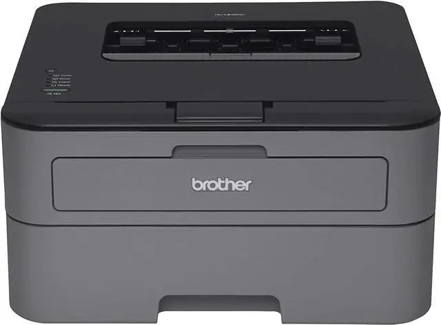 Alt view image 2 of 5 - Brother L-2300D Series Compact Monochrome Laser Printer I Auto 2-Sided Printing I Up to 26 Pages/min I 250-sheet/tray I 2400 x 600 dpi I 27ppm + Printer Cable