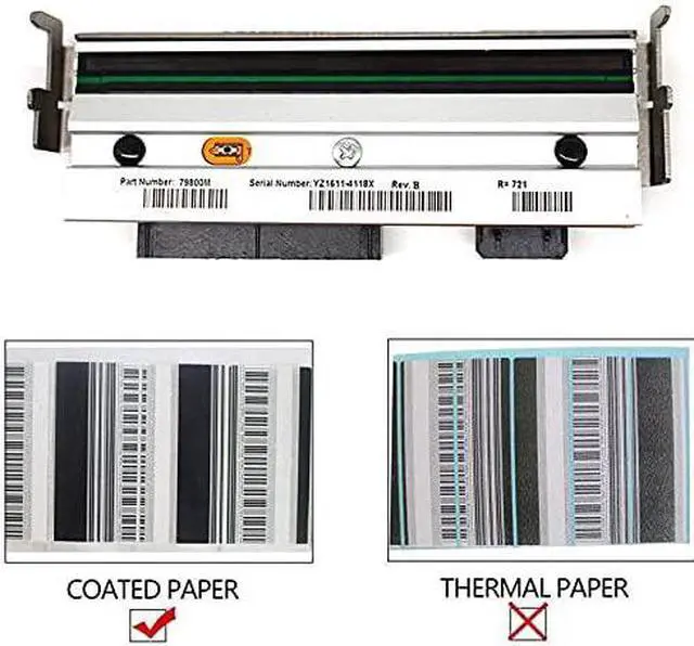 Alt view image 5 of 5 - zmigrapddn Thermal Print Head Replacement Spare Parts Compatible with Zebra redu400, 79800 dpi,