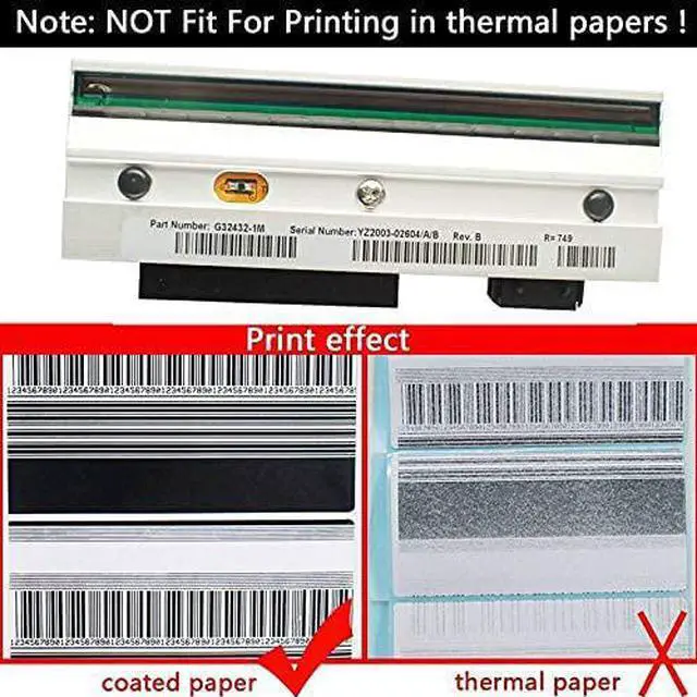 Alt view image 3 of 4 - zzsbybgxfc Accessories for Printer PRTA29278 Brand Print Head G57202-1M for Zebra 110PAX4 110PAX3 203dpi Barcode - (Type: 110PAX4) (Color : 110PAX4)