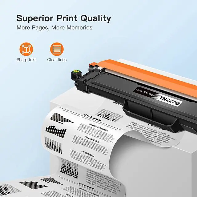 Alt view image 2 of 7 - E-Z Ink (TM) Compatible Toner Cartridge Replacement for Brother TN227 TN227BK TN223BK TN-227 TN223 Compatible with MFC-L3750CDW HL-L3210CW HL-L3290CD HL-L3230CDW MFC-L3710CW Printer Tray (2 Black)