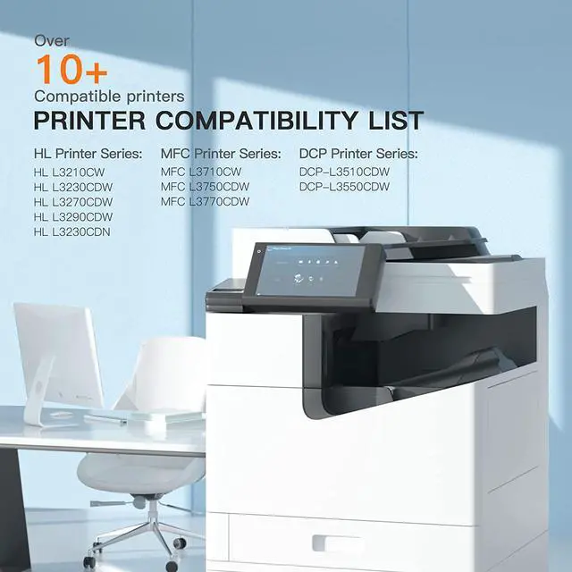 Alt view image 5 of 7 - E-Z Ink (TM) High Yield Compatible Toner Cartridge Replacement for Brother TN227 TN223 TN-227 TN-223 Compatible with MFC-L3750CDW HL-L3210CW HL-L3290CD HL-L3230CDW MFC-L3710CW Printer (C/M/Y, 3 Pack)