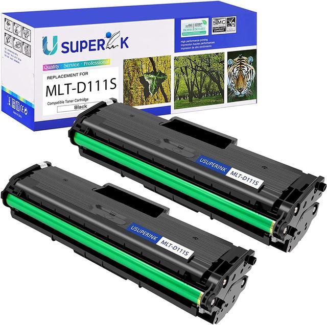 SuperInk 2 Pack Compatible Black Toner Cartridge Replacement for Samsung MLT-D111S MLTD111S 111S D111S to Use with Xpress SL-M2020 SL-M2020W SL-M2022 SL-M2070W SL-M2070FW Printer Cartridges (Aftermarket) - Newegg.com
