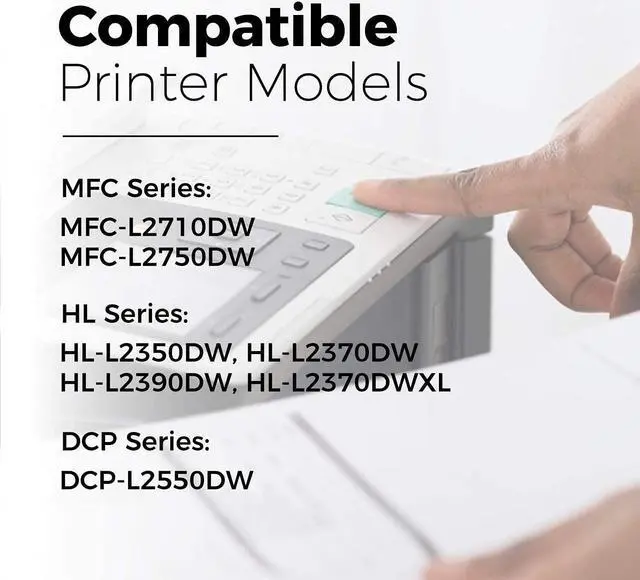 Alt view image 3 of 6 - MYCARTRIDGE Compatible Drum Unit Replacement for Brother DR730 DR-730 for HL-L2370DW HL-L2350DW MFC-L2710DW DCP-L2550DW MFC-L2750DW HL-L2390DW HL-L2370DWXL Printer (2 Black)