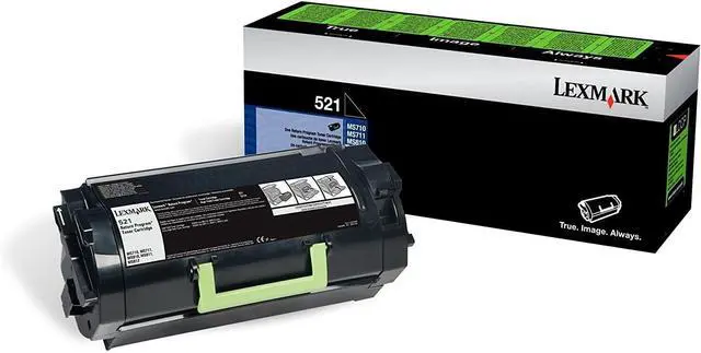 Main image of Lexmark 52D1000 Return Program Toner Cartridge 2-Pack for MS710, MS810, MS812