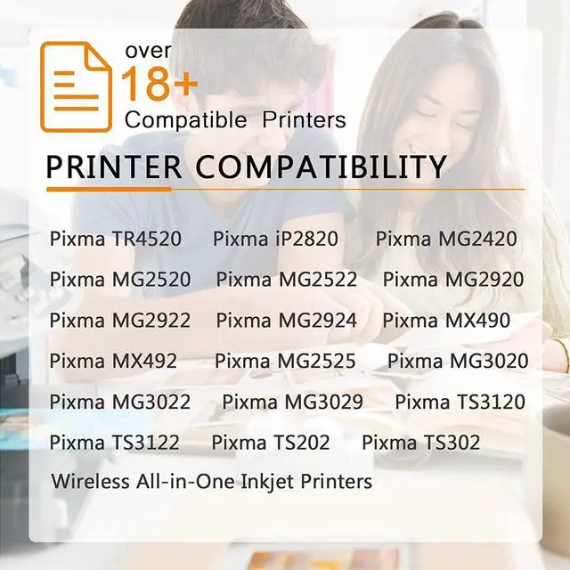 Alt view image 2 of 7 - Inktopia Remanufactured Combo Ink PG-245XL CL-246XL 2 Black 1 Tri-Color