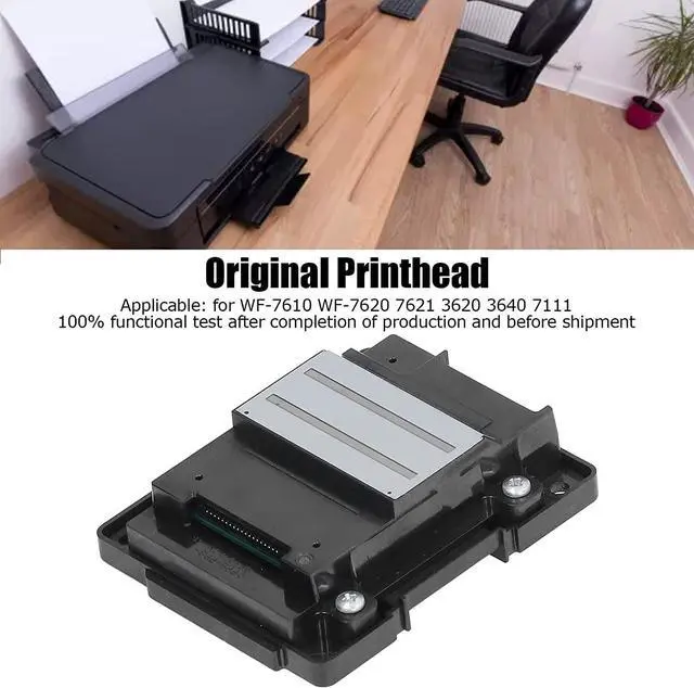 Alt view image 5 of 7 - Printhead Original Printer Head Replacement for WF_x001e_7610 WF_x001e_7620 7621 3620 3640 7111 Printer Accessories