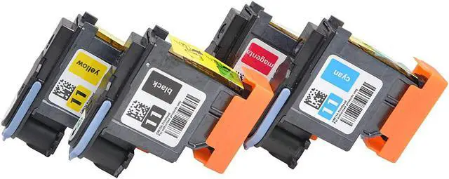 Alt view image 2 of 4 - VineonTec Remanufactured 11 Printhead C4810A C4811A C4812A C4813A Compatible for Designjet 70 90 100 110 500 510 500ps 800ps 9110 K850 Printer.