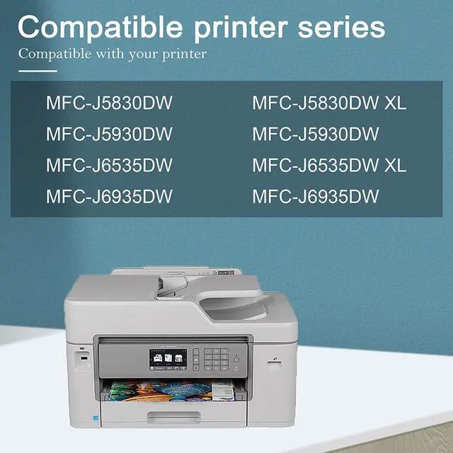 Alt view image 2 of 5 - KebenShop Compatible LC3029BK Ink Cartridge Replacement for MFC-J5830DW MFC-J5930DW MFC-J6535DW MFC-J6935DW Printer (Black,1-Pack)