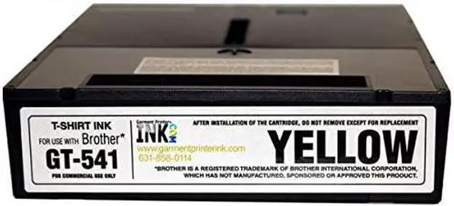 Main image of Brother GT-541 / GT-782 250ml DTG Ink Cartridges, Yellow