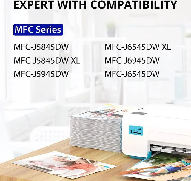 Alt view image 4 of 6 - Compatible LC3039 Ink Cartridges Replacement for Brother LC3039 LC3039XXL LC-3039BK LC3037 LC3037BK LC-3037XXL,Work for Brother MFC-J5945DW