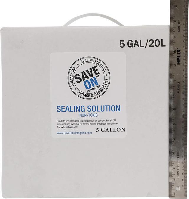 Alt view image 2 of 7 - Save On Postage Ink Compatible PB E-Z Seal Sealing Solution - Sealing Solution for DM Series Mailing System - Compatible PB E-Z Seal Sealing Solution (5 Gallon Cubetainer)