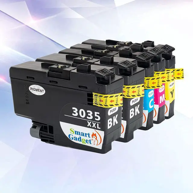 Alt view image 2 of 7 - Smart Gadget Compatible LC3035XXL Ink Cartridge Replacement LC3035 LC 3035 LC3033 LC 3033 XXL | Use with MFC-J805DW MFC-J805DWXL MFC-J815DW MFC-J995DW MFC-J995DWXL Printers | 2BK/C/M/Y