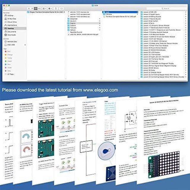 Alt view image 6 of 7 - UNO R3 Project Most Complete Starter Kit with Tutorial Compatible with Arduino IDE (200+ Components)