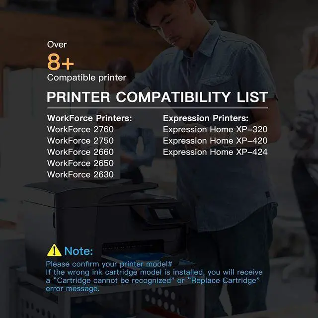 Alt view image 6 of 12 - E-Z Ink (TM Remanufactured Ink Cartridge Replacement  220 XL 220XL T220XL to use with WF-2760 WF-2750 WF-2630 WF-2650 WF-2660 XP-320 XP-420 XP-424(4 Black, 2 Cyan, 2 Magenta, 2 Yellow)10Pack