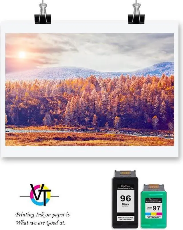 Alt view image 2 of 5 - Valuetoner Remanufactured Ink Cartridge Replacement  96 & 97 C8767WN C9363WN Printer (3 Black, 2 Tri-Color) 5 Pack