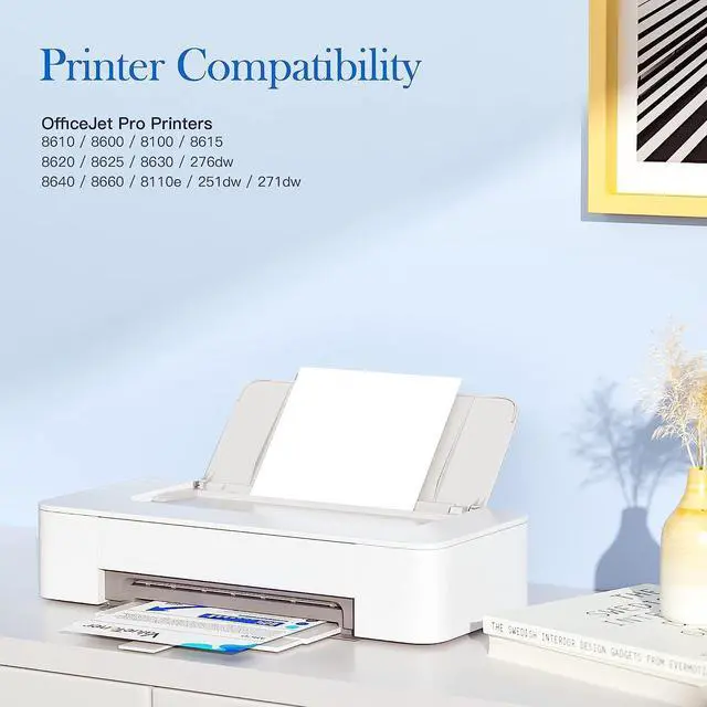 Alt view image 2 of 7 - Valuetoner Compatible Ink Cartridge Replacement  950XL 951XL 950 XL 951 XL for Officejet Pro 8600 8610 8100 8615 8620 8630 8660 251dw Printer 8 Pack (2 Black,2 Cyan,2 Magenta,2 Yellow)