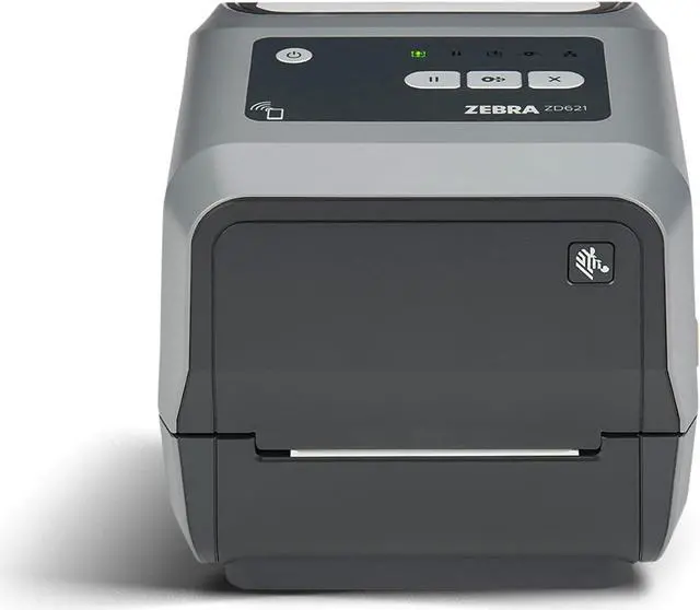 Main image of Ze bra ZD621 Thermal Transfer Desktop Printer 203 dpi Print Width 4-inch USB Serial Ethernet ZD6A042-301F00EZ