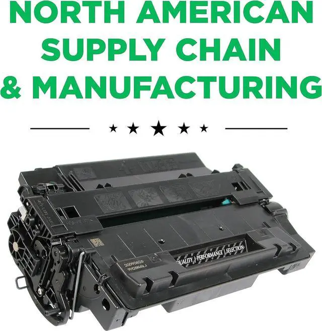 Alt view image 2 of 6 - Clover Remanufactured Toner Cartridge Replacement for HP CE255X (HP 55X) | Black | High Yield