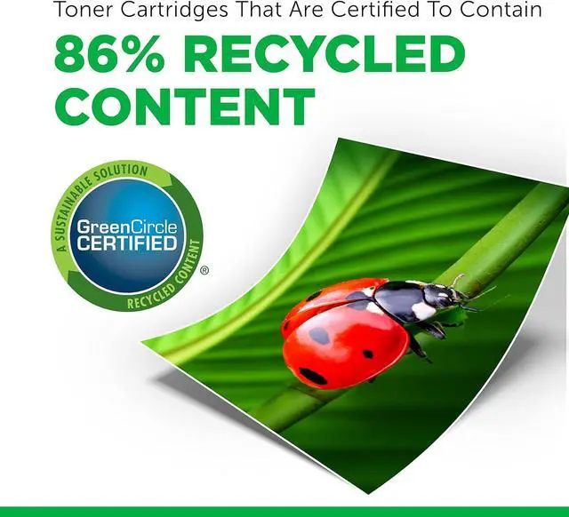Alt view image 6 of 6 - Clover Remanufactured High Yield Toner Cartridge (Reused OEM Chip) Replacement for HP 414X (W2021X) Cyan