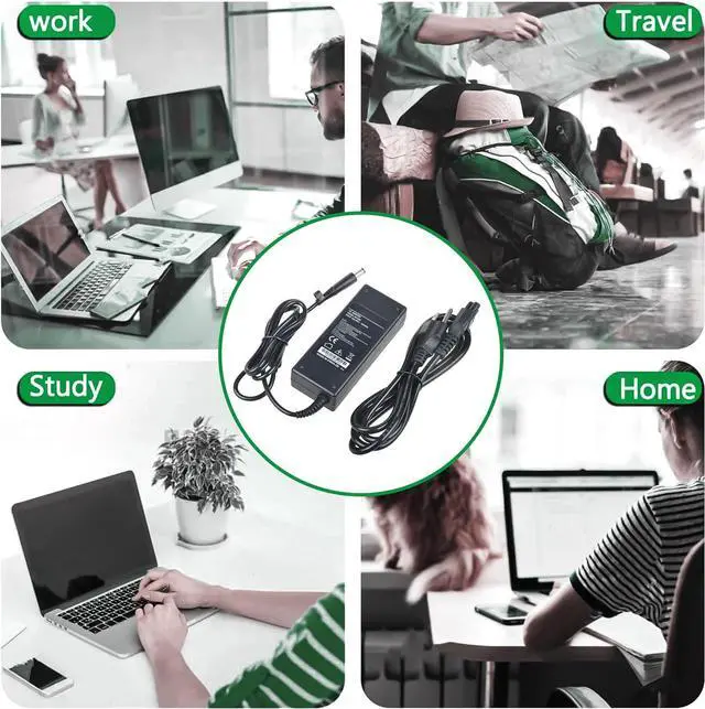 Alt view image 4 of 5 - J-ZMQER 16V 5A AC Adapter Compatible with Panasonic Toughbook CF-19ADUEX1M 10.1 LED Tablet PC - Wi-Fi - Intel Core i5 i5-2520M Tablet PC Power Cord Supply Charger