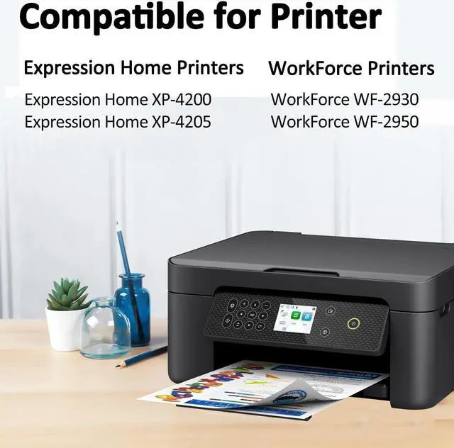 Alt view image 2 of 6 - 232XL Ink Cartridges Remanufactured Replacement  232 Ink Cartridge 232XL for Expression Home XP-4200 XP-4205 Workforce WF-2930 WF-2950 Printer (2 Black)