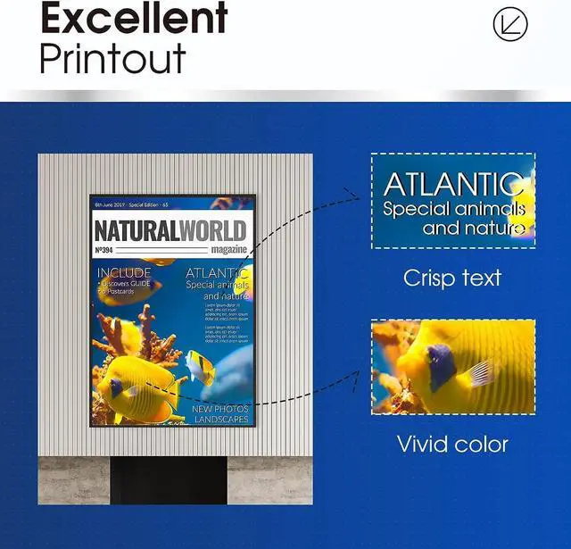 Alt view image 3 of 7 - LC401XL Ink Cartridges Replacement LC401 XL MFC-J1010DW MFC-J1012DW MFC-J1170DW Printer Black Cyan Magenta Yellow (4 Pack)