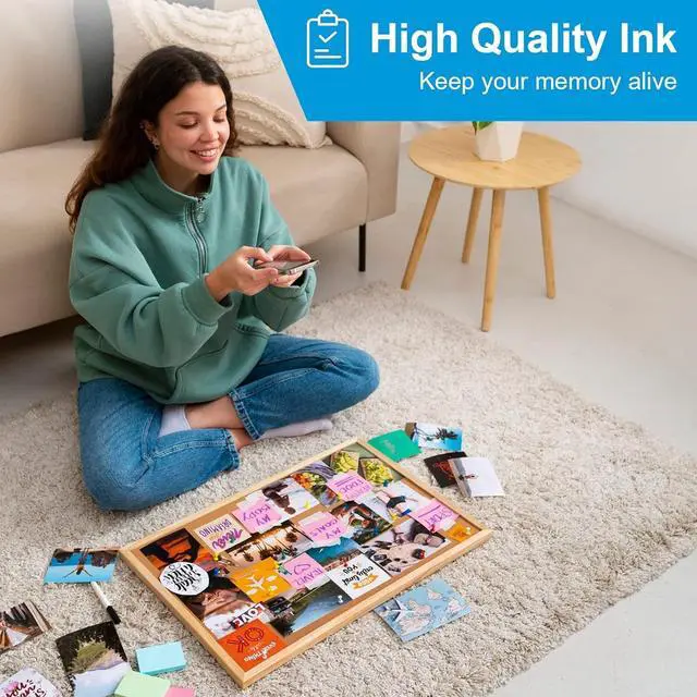 Alt view image 7 of 7 - 63XXL 63XL Ink Cartridge Combo Pack | High Yield Ink 63 63XL Black/Color Works for Envy 4520 for Officejet 3830 4650 5255 Series Printer