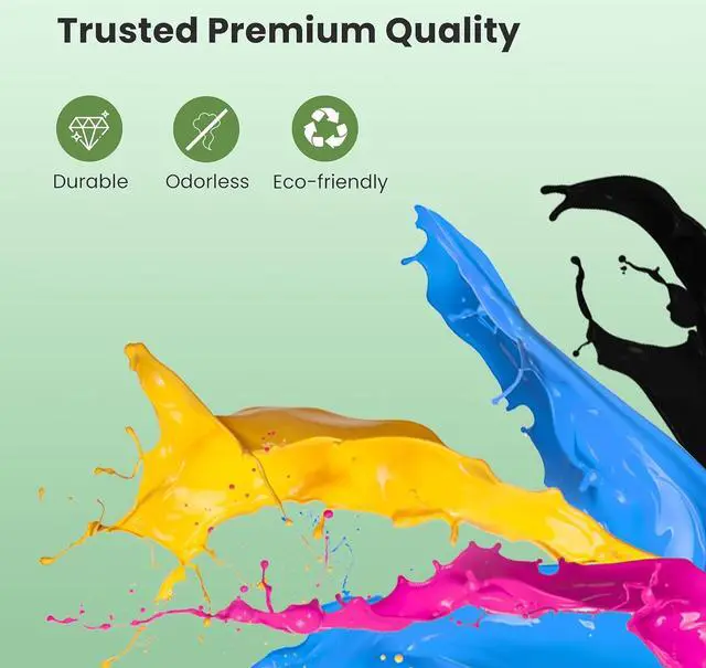 Alt view image 6 of 7 - 812XL Ink Cartridges Remanufactured Ink Cartridges Replacement  T812 812 XL 812 Ink Epson 812XL Ink Cartridges Combo Pack for Workforce Pro WF-7840 WF-7820 WF-7310 EC-C7000 Printer (4 Pack)