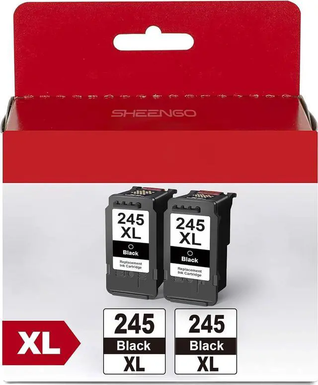 Main image of 245XL Black Ink Cartridge, 2 Combo Pack, Replacement for Canon PG-245 CL-246 XL 246XL PG245XL CL246XL 243 PG243 CL244 with TS3320 TR4520 MG2522 MX492 MX490 MG2522 MG2920 MG2420 MG2520 MG2922 Printer