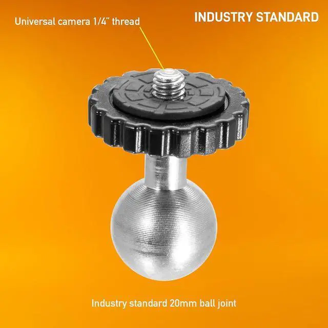 Alt view image 3 of 7 - iBOLT Stream-Cast DSLR Camera Drill Base Mount for Wall/Overhead Ceiling