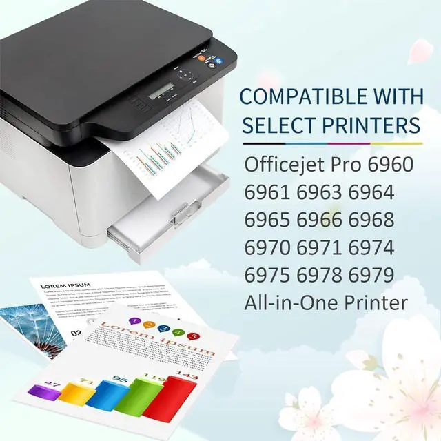 Alt view image 2 of 7 - Compatible  902XL Ink Cartridges Replacement  902 902XL with Officejet Pro 6960 6961 6963 6964 6965 6966 6968 6970 All-in-One Printer 3 Black