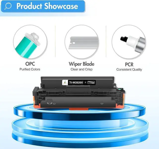 Alt view image 7 of 7 - 414X Toner Cartridges 4 Pack High Yield: MFP M479fdw - 414A with Chip Compatible Replacement for HP 414X 414A 2020X for HP Color Laserjet Pro MFP M479fdw M479fdn M454dw M454dn Printer Ink (K/C/M/Y)