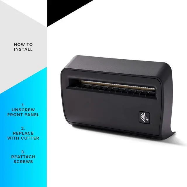 Alt view image 4 of 7 - Ze bra Cutter Attachment for ZD420d and ZD620d Direct Thermal Desktop Printers Field Installable Compatible for Adapting Cutter for Specific Model Number P1080383-417