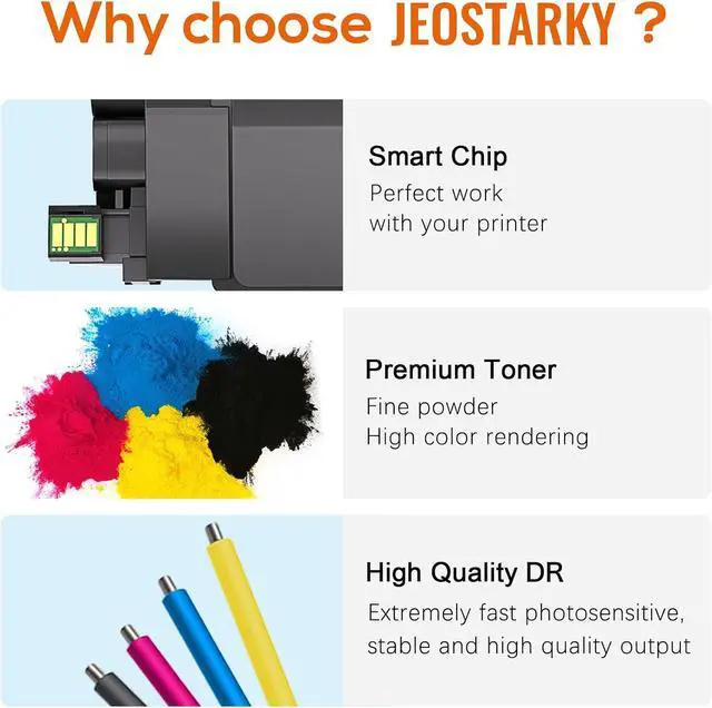 Alt view image 2 of 7 - Ennovor TN229XL TN229 Toner Cartridge High Yield Replacement for Brother TN229 TN229XL Toner Compatible with Brother MFC-L3780CDW MFC-L3720CDW HL-L3280CDW HL-L3220CDW HL-L3300CDW HL-L3295CDW Printer