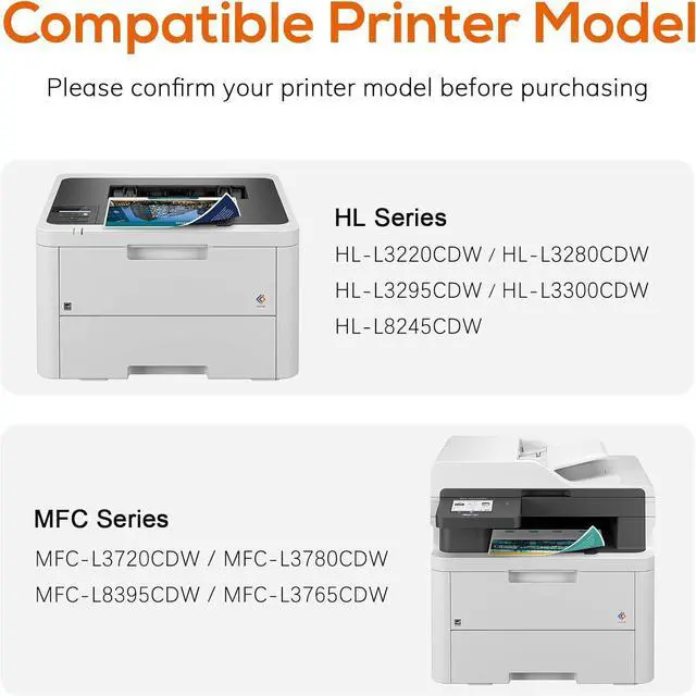 Alt view image 3 of 7 - Ennovor TN229XL TN229 Toner Cartridge High Yield Replacement for Brother TN229 TN229XL Toner Compatible with Brother MFC-L3780CDW MFC-L3720CDW HL-L3280CDW HL-L3220CDW HL-L3300CDW HL-L3295CDW Printer