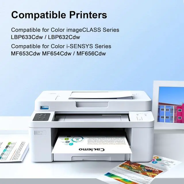 Alt view image 3 of 7 - 067H 067 Toner Cartridge Set MF656cdw High Yield for Canon 067 Toner Cartridge Set Toner 067 067H Compatible with Canon imageCLASS MF656cdw Toner MF654cdw MF653Cdw LBP633Cdw, 4 Pack CRG-067H CRG-067