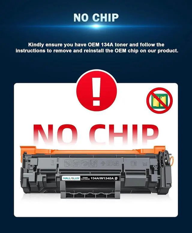 Alt view image 4 of 7 - Ennovor 134A Toner Cartridges 2 Black (No Chip) Replacement for HP 134A W1340A 134X W1340X Toner Cartridges Compatible with M209dw MFP M234dw M234sdn Printer (2 Black)