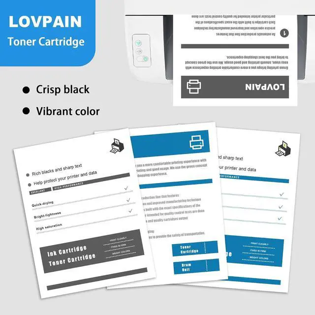 Alt view image 4 of 6 - Ennovor B305 / B315 / B310 Black Toner Cartridge - 1 Pack 006R04376 Toner Cartridge Replacement for Xerox B305 B310 B315 Printer