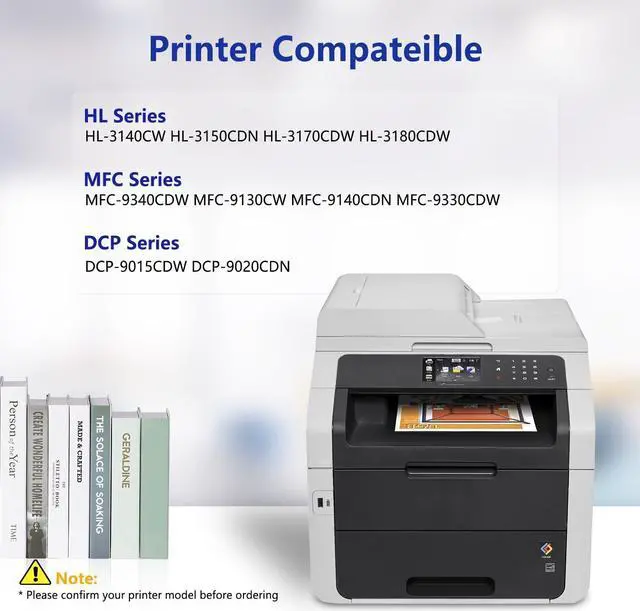 Alt view image 2 of 7 - Ennovor TN221 TN225 Toner Cartridges 4-Pack Replacement for Brother TN221BK TN-225 Toner for MFC-9130CW MFC-9330CDW HL-3170CDW HL-3140CW Printer Black, Cyan, Magenta, Yellow Toner Cartridge Set