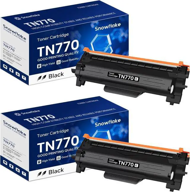 Main image of Ennovor TN770 TN-770 TN 770 Toner Cartridge Compatible TN770 TN-770 Super High Yield Black Toner Replacement for Brother TN 770 TN-770 MFC-L2750DW HL-L2370DW HL-L2395DW Printer Toner (2-Pack).