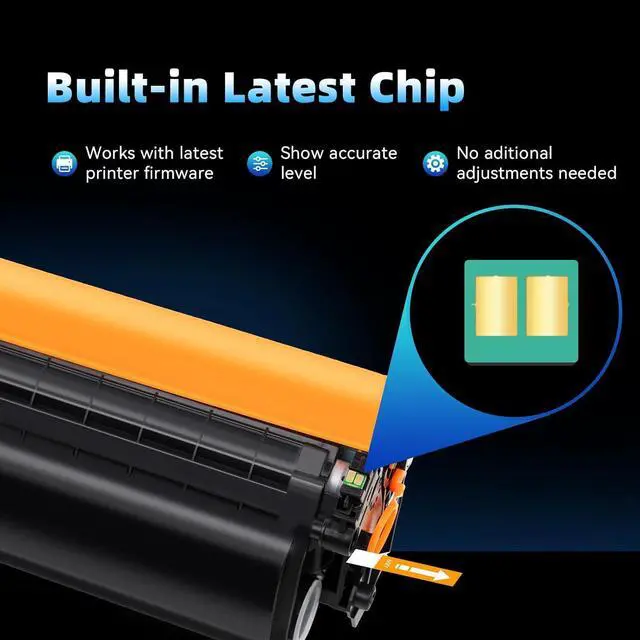 Alt view image 5 of 7 - Ennovor 134A Toner Cartridge (with Chip) Replacement for HP 134A 134X W1340A W1340X Black Ink Cartridges for HP M209dw M234dw M234sdw M234sdn Printer (2-Pack)